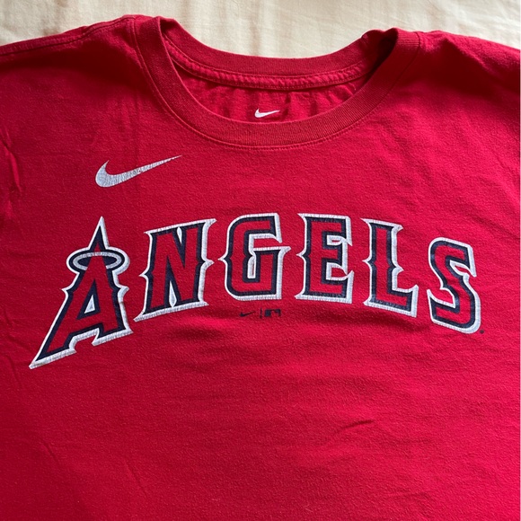 Nike Mike Trout #27 Angels Jersey T Shirt - Size Large - Picture 5 of 5